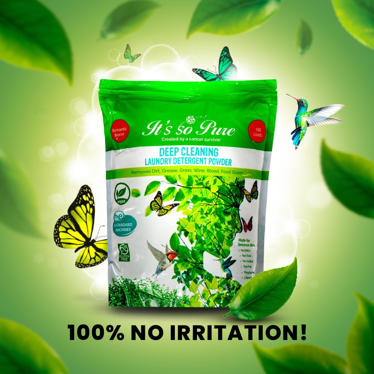 It's So Pure Natural Laundry Detergent - Removes Dirt, Grease